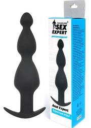 Анальная елочка для ношения Exclusive men™ Anal Expert, силикон, 19х2,4-4,4см
