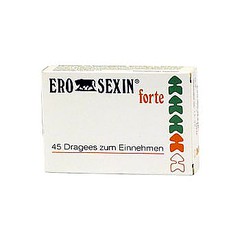 Возбудитель Ero sexin (Эро сексин) Forte сильнодействующий для двоих 45шт