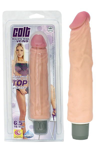 Вибратор Cold realistic penis с венками