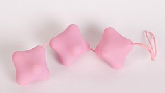 Вагинальные тренажеры Toy Joy с утяжелителями, розовые, 4,6х4,6см