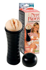 Мастурбатор-вагина Nite Bider в колбе, 24см