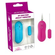 Маленькое виброяйцо Bullet Vibrator, малиновое, 10 режимов, 4х1,6см.