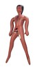 Секс-кукла мужчина Black Doll виброфаллосом, 17х3-4,3см