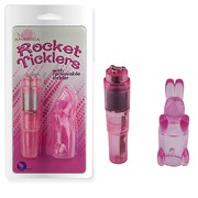 Вибромассажер Rocket Ticklers д/клитора, розовый зайчик, 9,7х2,4см