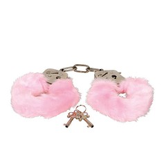 Наручники с мехом Furry Love Cuffs Pink