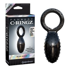 Эрекционное кольцо Fantasy C-Ringz® Buzz Bomb с вибрацией для мошонки или клитора