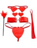 Красный БДСМ набор Fetish Fantasy Series® Sweetheart Bondage Kit™, 6 предметов, OS(42-46)