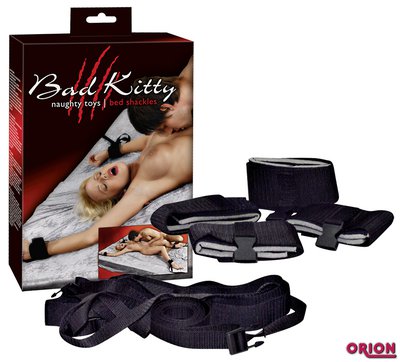 Набор для привязывания к кровати Bad Kitty Bed Shacklers