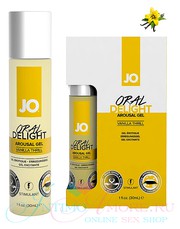Съедобный лубрикант JO® Oral Delight с Бутеа Суперба, ваниль, 30мл, годен до 04.22г
