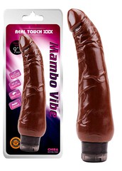 Реалистичный гибкий G-вибратор Real Touch XXX, Mambo vibe 9' dildo, 22,5х3,2-5см