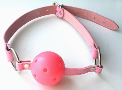 Безопасный кляп Notabu BDSM с отверстиями для дыхания "breathable", розовый