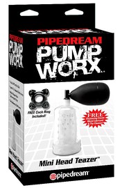 Мужская вакуумная помпа на головку Pump Worx Mini Head Teazer™ 10х5см