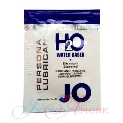 Лубрикант JO H₂O Water Based, нейтральный, без запаха, пробник 3мл