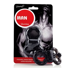 Мужское эрекционное виброкольцо Man Quickie, 2см