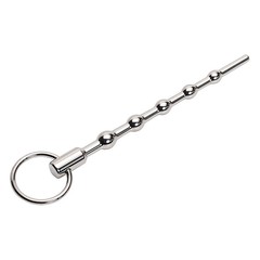 Катетер мужской Penis Plug с кольцом (без отверстия) L13см D4-10мм