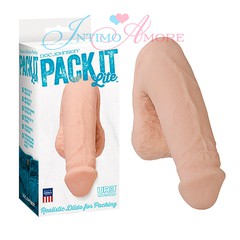 Протез пениса д/ношения Pack it Lite™ 4,5' из UR3®, телесный, 11х3/8,5х5см/125г