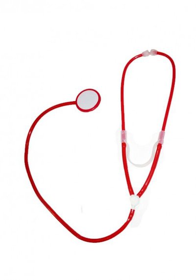 Красный стетоскоп для костюма медсестры, врача