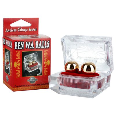 Маленькие вагинальные шарики Ben Wa Balls из металла, 1,7см/56г