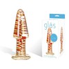 Анальная пробка Rock Candy Gläs, золотистая, 13х4,3см