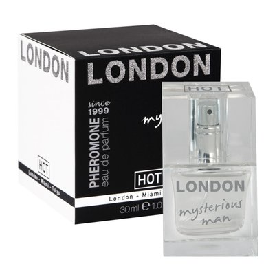 Муж/духи с феромонами HOT™ London Mysterious man (свежий аромат), 30мл