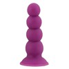 Анальная втулка на присоске Plush™ Advanced из футуротика, 15х3-4см