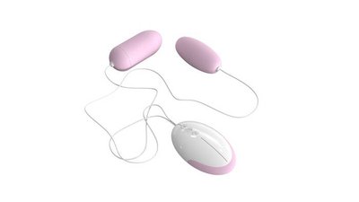 Два виброяйца Vibrating Egg нежно розовые, 7 режимов