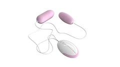 Два виброяйца Vibrating Egg нежно розовые, 7 режимов