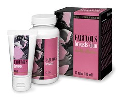 Комплекс для увеличения груди Breast Duo: крем (30мл) и капс. (45шт)