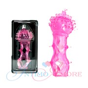 Утяжка с закрытой головкой Happy Top Tickler Cage, розовая, 9см.