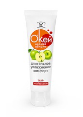 Ароматизированная смазка О`Кей Яблоко, длительное увлажнение, 50г
