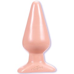 Большая анальная пробка Classic Large, телесная, 13,5х5,3см