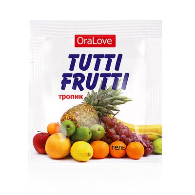 Оральный гель Tutti-Frutti OraLove тропик, 4г, годен до 09.22г