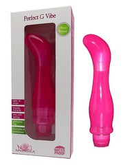 Вибратор G-точки Perfect, розовый, 17,3х2,3-3,8см