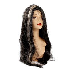 Карнавальный парик на резинке, длинные волосы с мелироваными, 70см