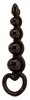 Шарики-цепочка анальные 13,5 см черные