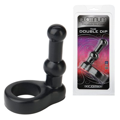 Насадка для двойного проникновения Platinum Silicone