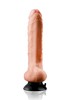 Вибратор Real® feel deluxe №6 (8,5' Fanta Flesh®) на присоске, телесный, 21,5х4,5-5см