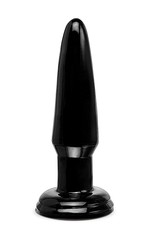 Анальная втулка Beginner's Butt Plug для начинающих, черная, 11х2,5см