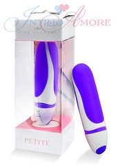 Минивибратор Vibe Therapy® Petite, 7 режимов, бело-фиолетовый, 8,8х2,2см