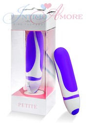Минивибратор Vibe Therapy® Petite, 7 режимов, бело-фиолетовый, 8,8х2,2см.