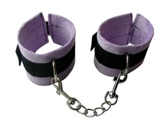 Фиолетовые наручники Notabu BDSM на липучках