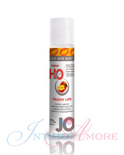 Съедобный лубрикант JO H₂O Peachy Lips (Персик), 30мл
