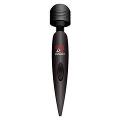 Маленький вибро-массажер Mini Wand Rechargeable Massager USB, черный, 15см
