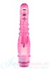 Гибкий G-вибратор Crystal Roulette, розовый, 20х2,8-3,5см