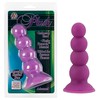 Анальная втулка на присоске Plush™ Advanced из футуротика, 15х3-4см