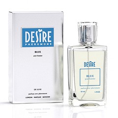 Мужские духи с феромонами Desire Blue De Luxe, фруктово-древесный аромат, 50мл