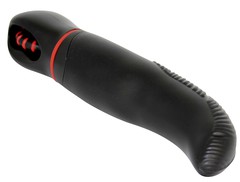 Экстрамощный и тихий G-вибратор Amor® Souta, черный силикон, 20х3-3,8см