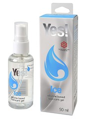 Продлевающий силиконовый лубрикант Yes! Ice (шалфей, мята, розмарин), 50мл
