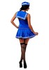 Костюм морячки Sailor Costume (платье, берет, цепочка, стринги, чулки), синий, SM(42-44р)