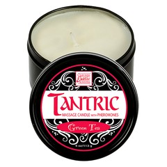 Массажная свеча-масло Tantric Soy Candle™ с феромонами, зеленый чай, 40 часов, 100% натурально